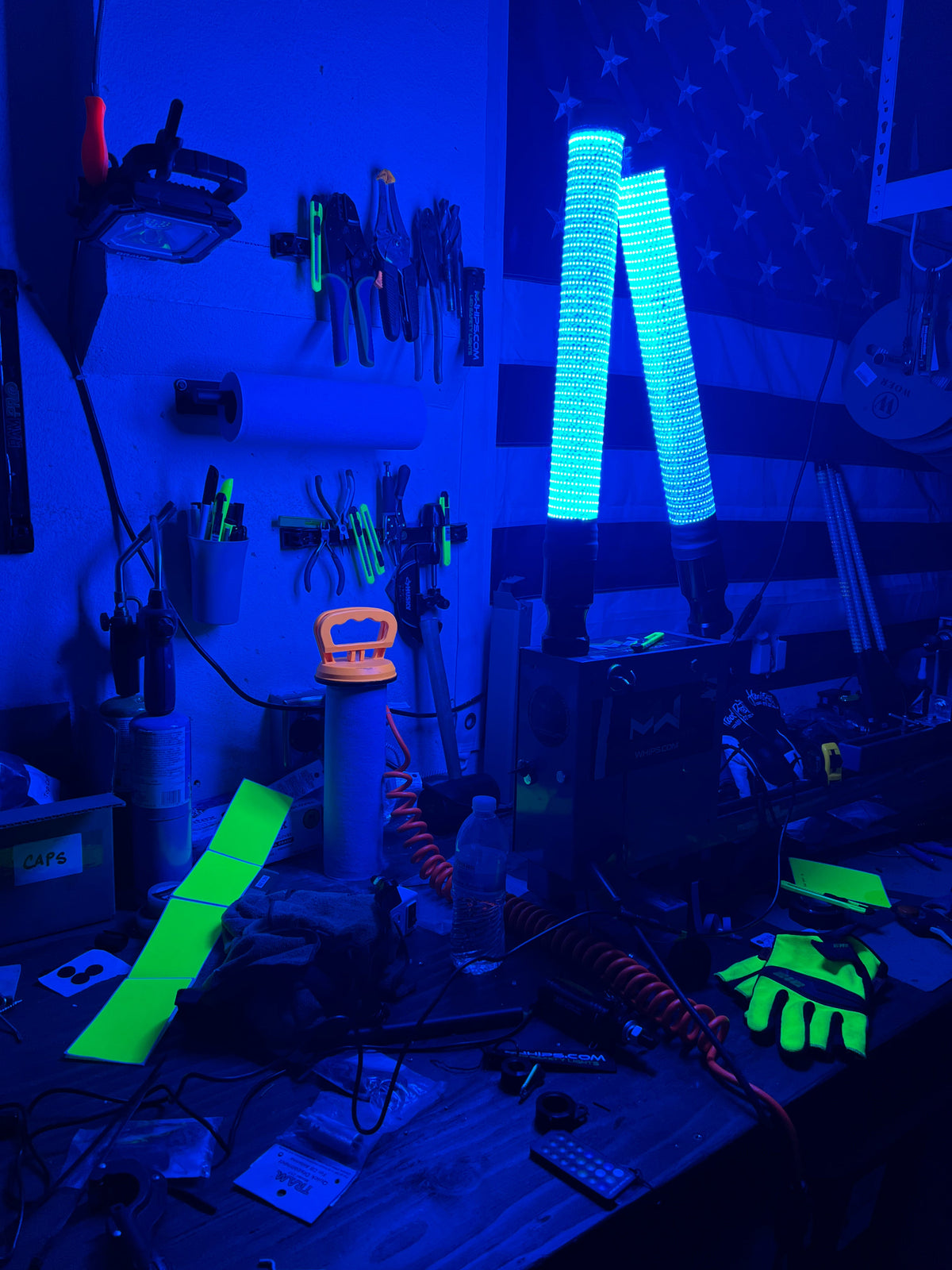 COLOR CHANGING DONKEY WHIP - Pair - Mwhips