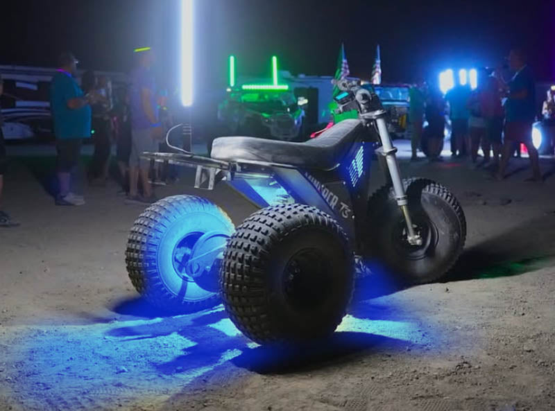 Micro Billet Rock Light Kit (Wired) - Blue