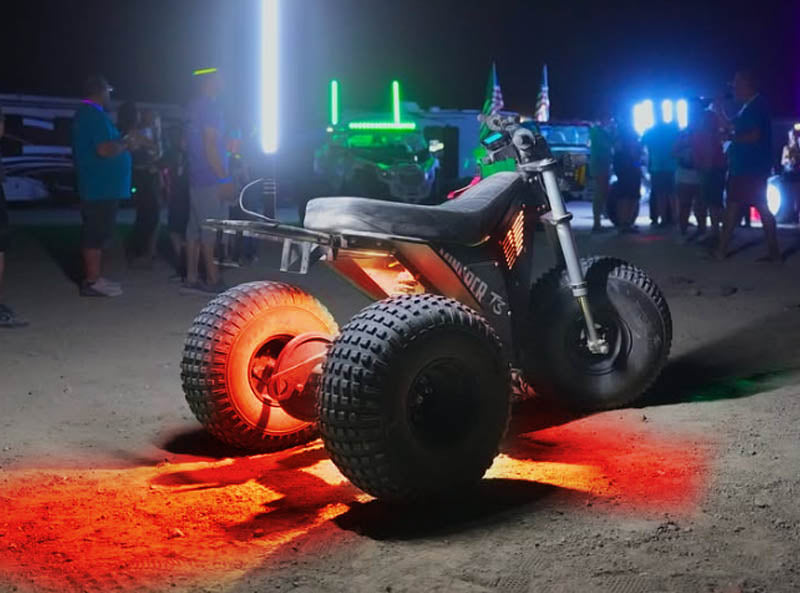 Micro Billet Rock Light Kit (Wired) - Red