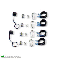 LED WHIP FLAG MOUNTS - TWO PAIRS - Mwhips