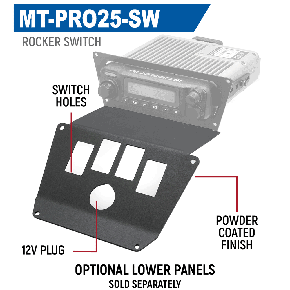 2025 Polaris RZR Pro XP Pro R and Pro S - Complete Communication Kit with Bluetooth Intercom and 2-Way Radio - STX Stereo Remote Head / M1 VHF Business Band