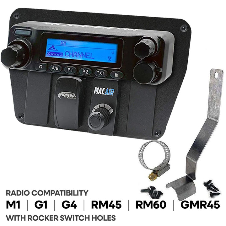 Can-Am Commander Intercom and Radio Mount - Motorola CM300D / Vertex VX2200