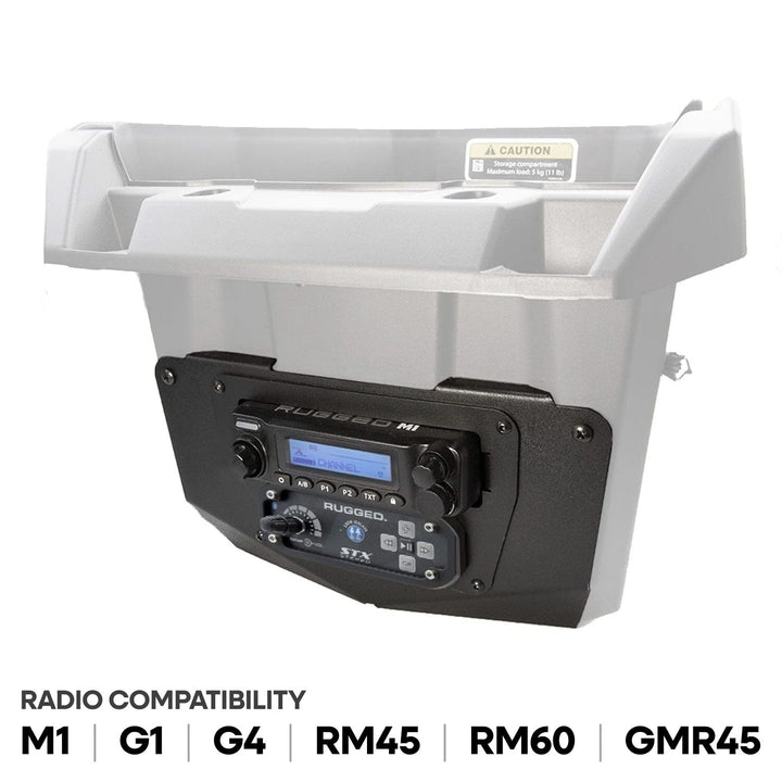 Can-Am Commander and Maverick - Glove Box Multi-Mount Kit for Rugged UTV Radios and Intercoms - Rugged RDM