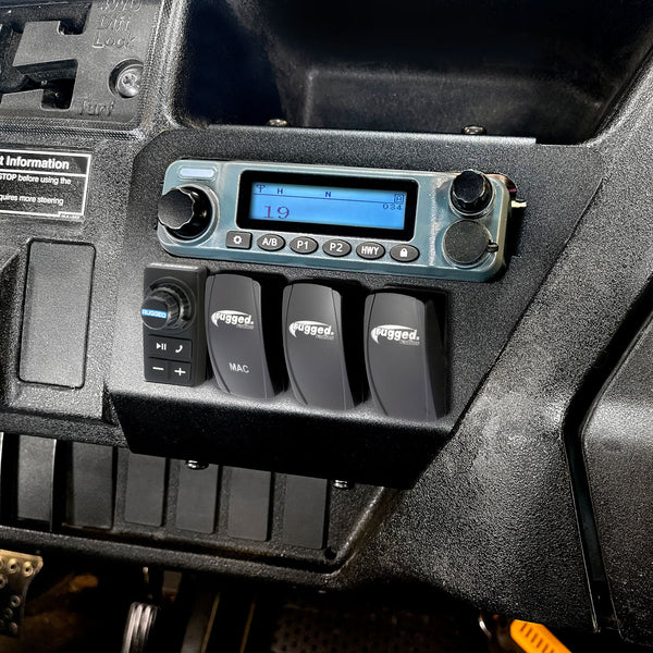 Honda Pioneer Complete Communication Kit with Bluetooth Intercom and 2-Way Radio - STX Stereo Remote Head Intercom / G1 GMRS