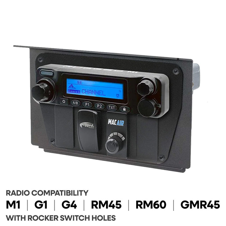 Polaris XP1 Mount Kit for Rugged Radios and Intercom - Rugged M1/G1/G4/RM45/RM60/GMR45