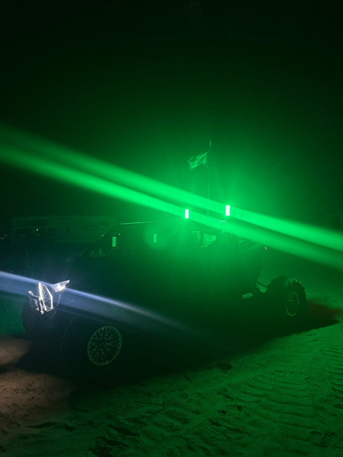 MURRAY DONKEY WHIP GREEN ON OFF ROAD CAR