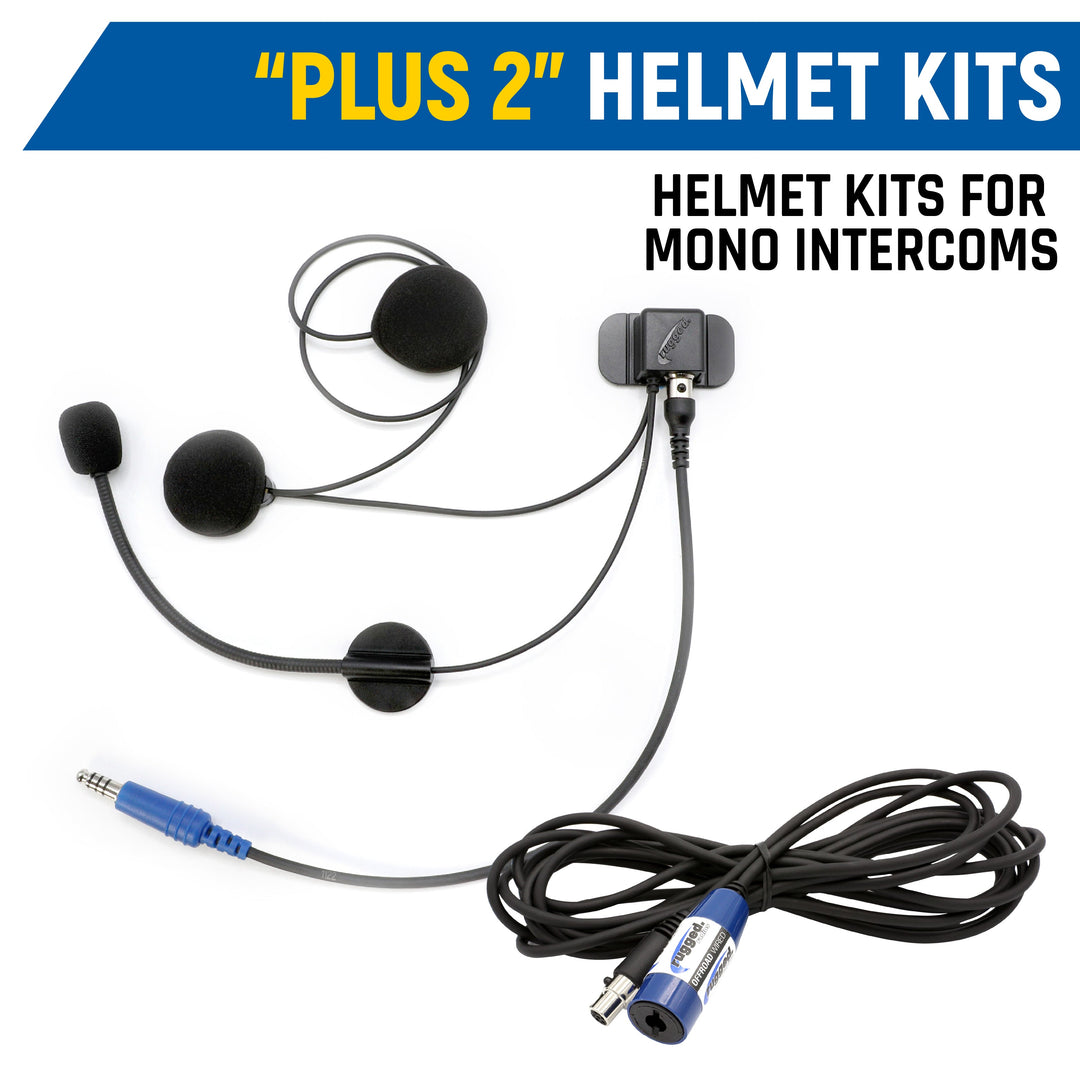 Rear Seat Expansion Kit with Helmet Kits or Headsets - Offroad Mono / Ultimate Headset - Behind the Head