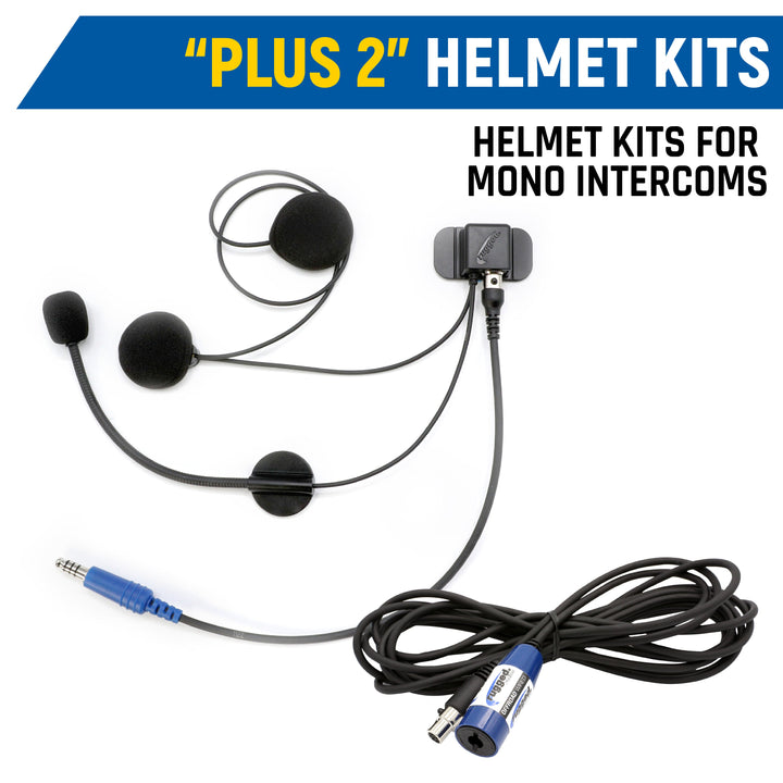 Rear Seat Expansion Kit with Helmet Kits or Headsets - Offroad Mono / Helmet Kit