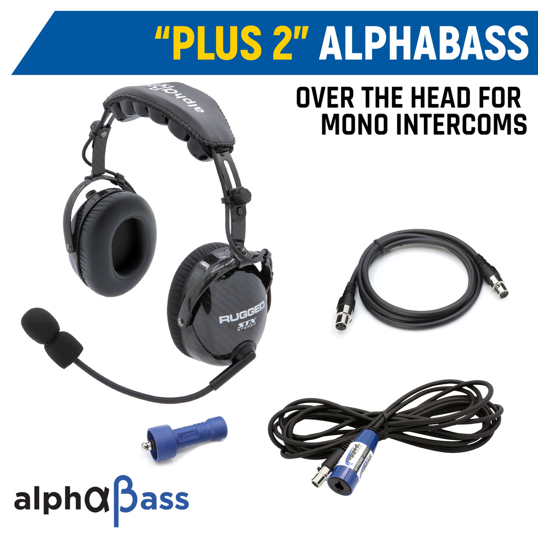 Rear Seat Expansion Kit with Helmet Kits or Headsets - STX Stereo / Ultimate Headset - Behind the Head