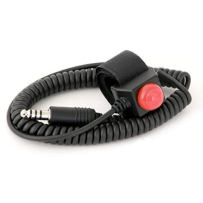 Quick Disconnect Push to Talk Buttons - 3 Foot Quick Disconnect Adapter Cable