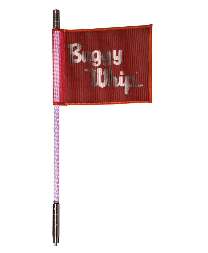 Buggy Whip 4' & 6' Standard Visibility Quick-Release LED Whip Lights