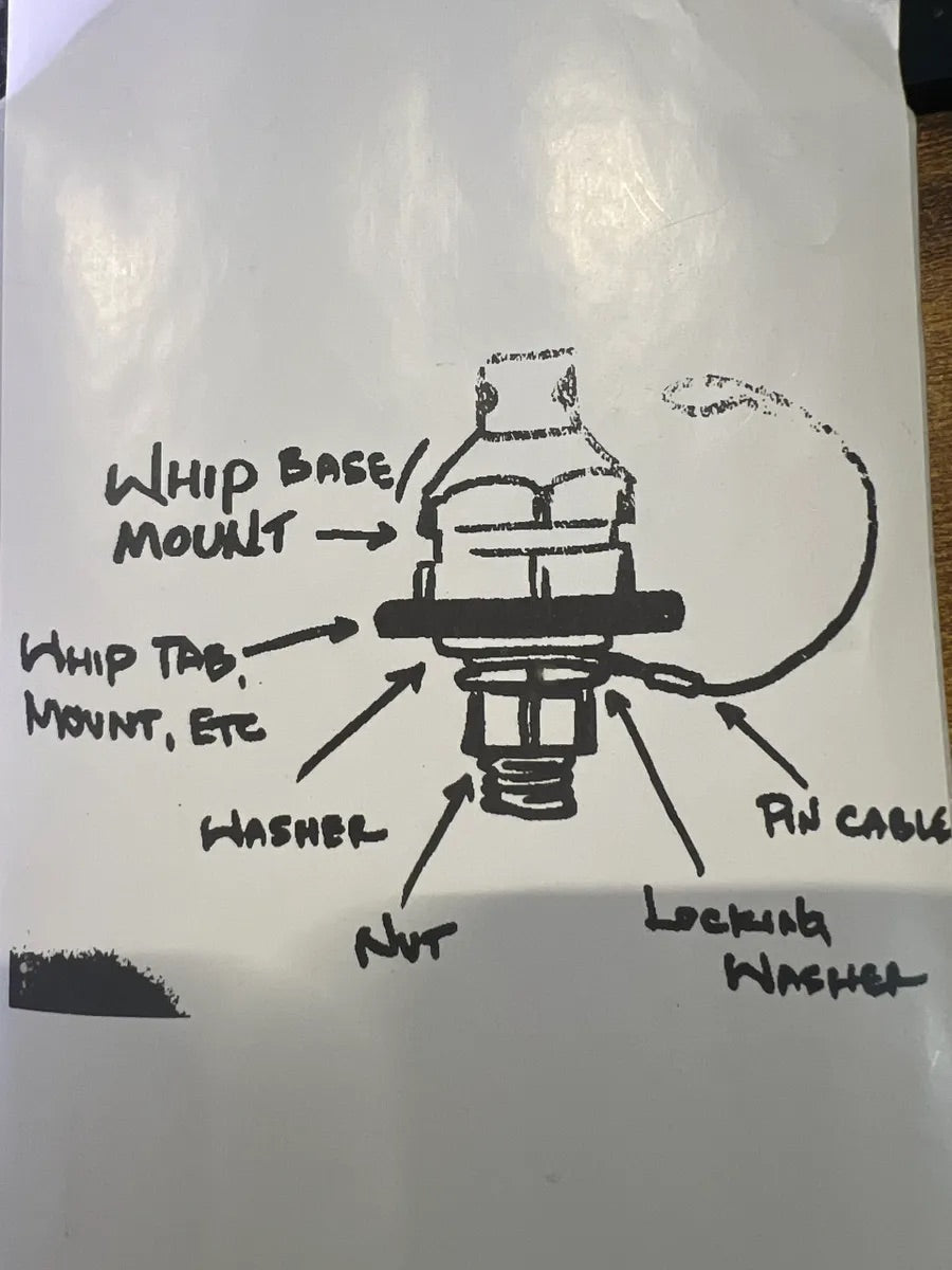 QUICK RELEASE PIN MOUNT DRAWING