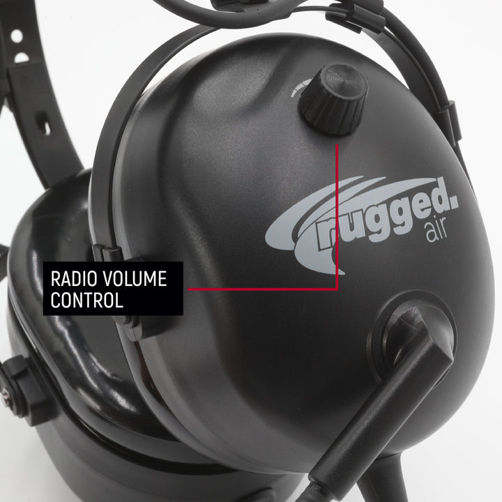 Rugged Air RA210-BT Bluetooth General Aviation Headset