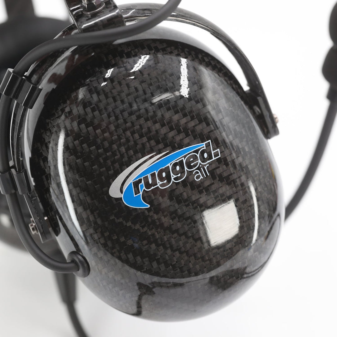 Rugged Air RA980 Bluetooth Cell Phone ANR General Aviation Pilot Headset