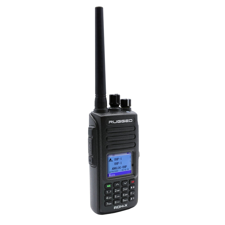 WATERPROOF - Rugged RDH-X - Business Band Two Way Handheld Radio - Digital and Analog - Safety Yellow
