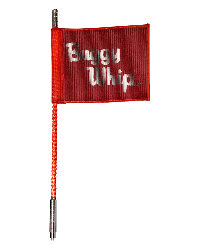 Buggy Whip 4' & 6' Standard Visibility Quick-Release LED Whip Lights