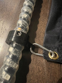 SWIVEL LED WHIP FLAG CLIPS - SINGLE WHIP - Mwhips