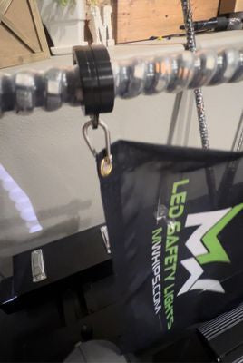 SWIVEL LED WHIP FLAG CLIPS - WHIP PAIR - Mwhips