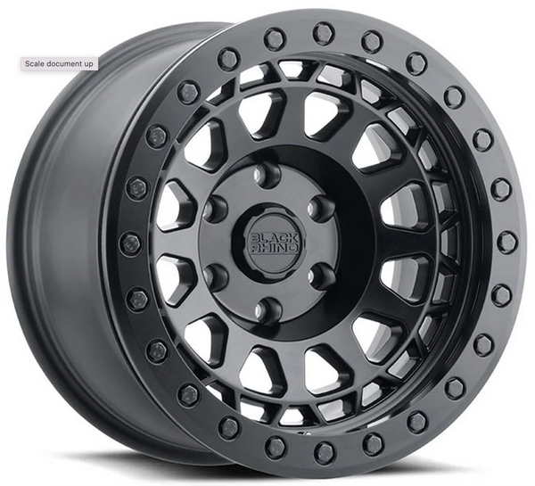 BLACK RHINO PRIMM BEADLOCK 17X8.5 -38MM OFFSET 5/114