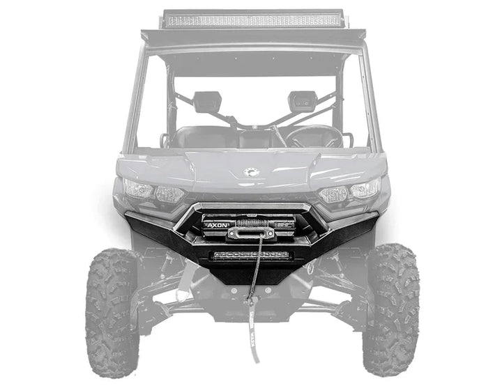 Can-Am Defender Front Winch Bumper with Universal Fairlead Plate by Thumper Fab