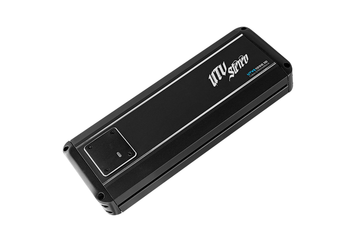 UTV Stereo UTVS1000 1D Class D monoblock amplifier in black