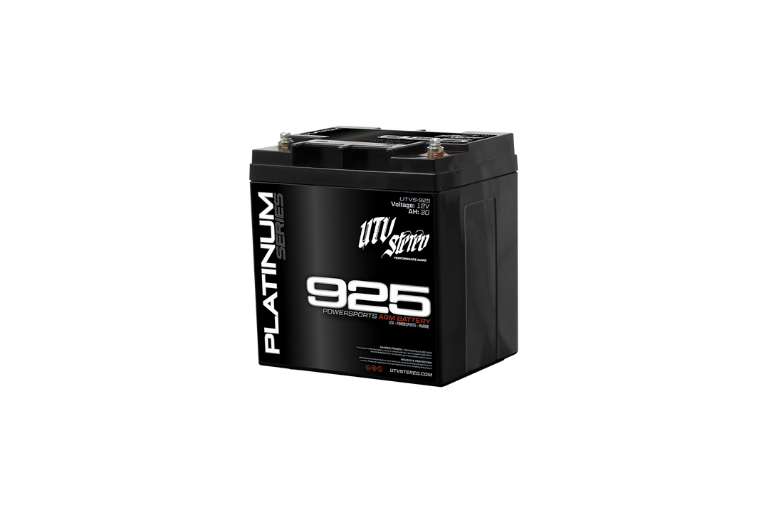 UTV Stereo Platinum Series 925 12V 30AH AGM powersports battery
