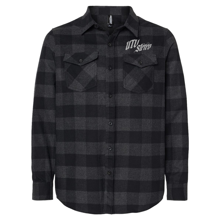 UTV Stereo Unisex Embroidered Flannel | UTVS-A-FLANNEL-U-CHR