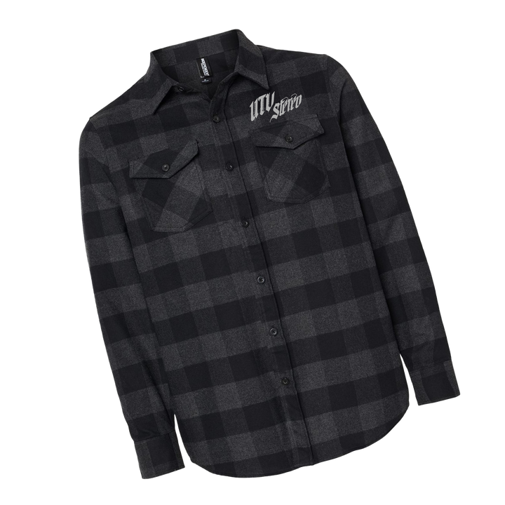 UTV Stereo Unisex Embroidered Flannel | UTVS-A-FLANNEL-U-CHR