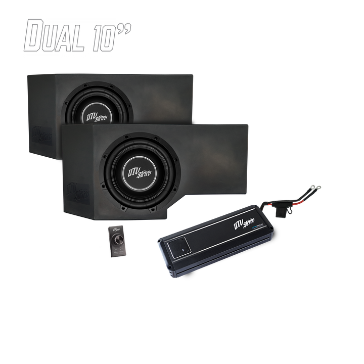 Can-Am® Defender HD11 1000W Dual 10" Subwoofer Kit | UTVS-DEF2-1000-2-GO