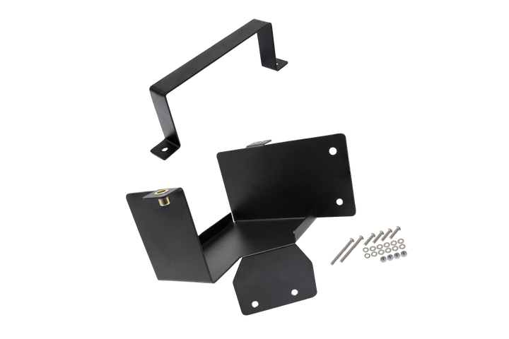 UTV Stereo black metal mounting bracket kit with hardware