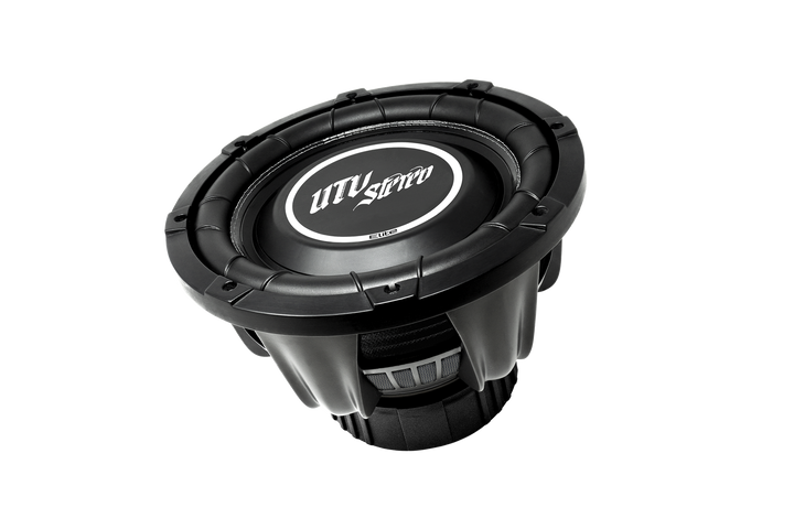 UTV Stereo Elite black subwoofer speaker