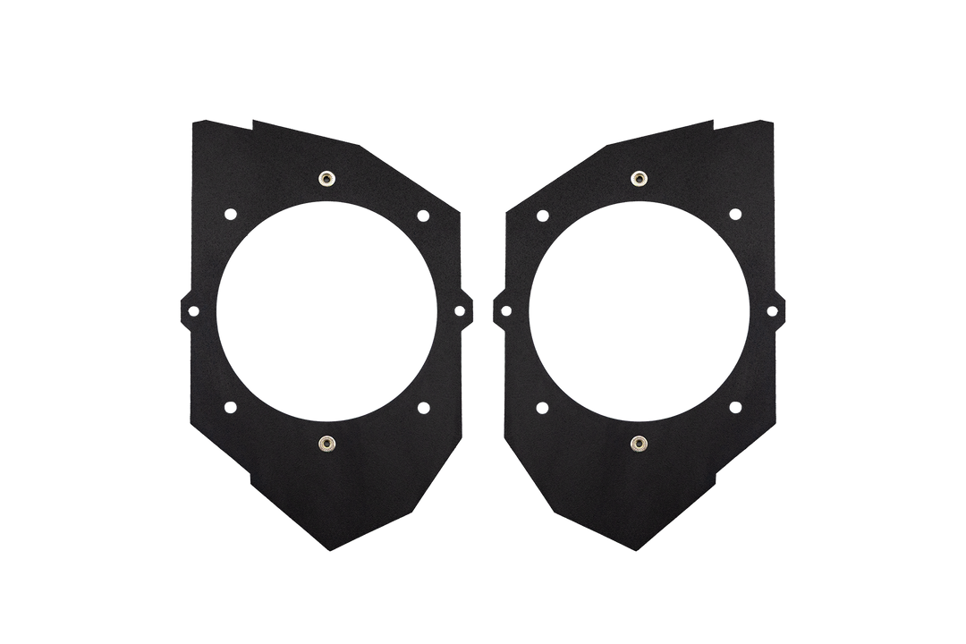 UTV Stereo black metal speaker mounting brackets
