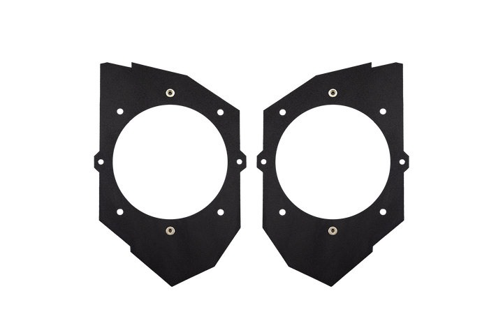 UTV Stereo black metal speaker mounting brackets