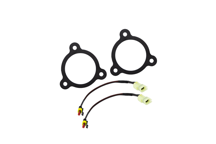 UTV Stereo speaker mounting rings and wiring harness adapters