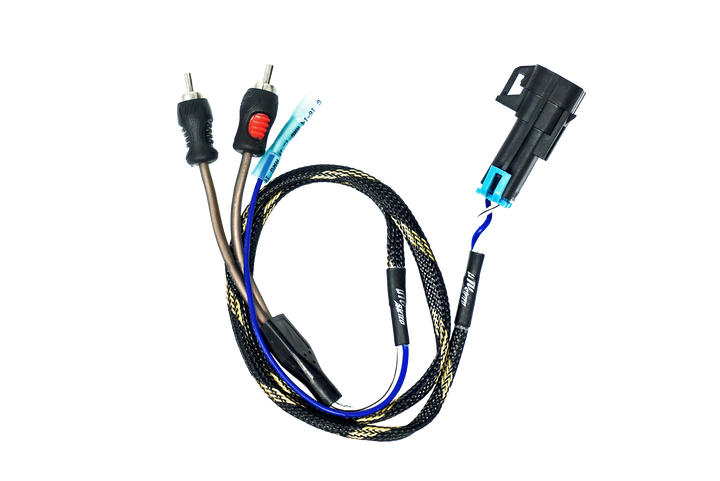 UTV Stereo RCA to factory plug adapter cable