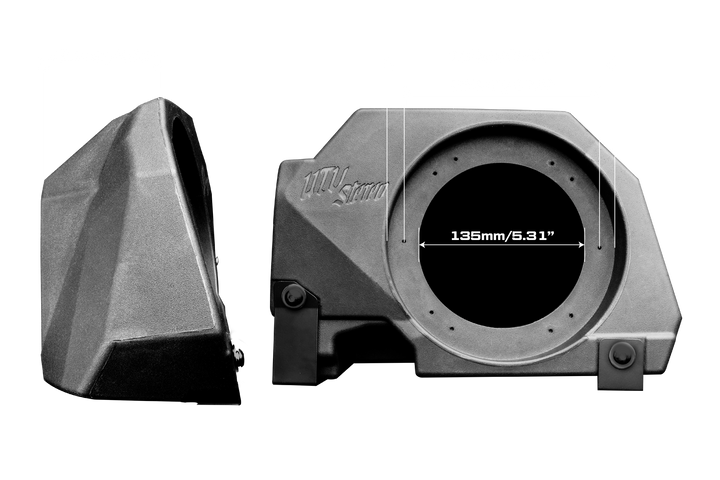 UTV Stereo speaker enclosure with 135mm or 5.31 inch diameter mounting hole