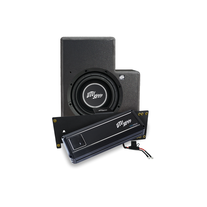 UTV Stereo subwoofer enclosure and monoblock amplifier kit