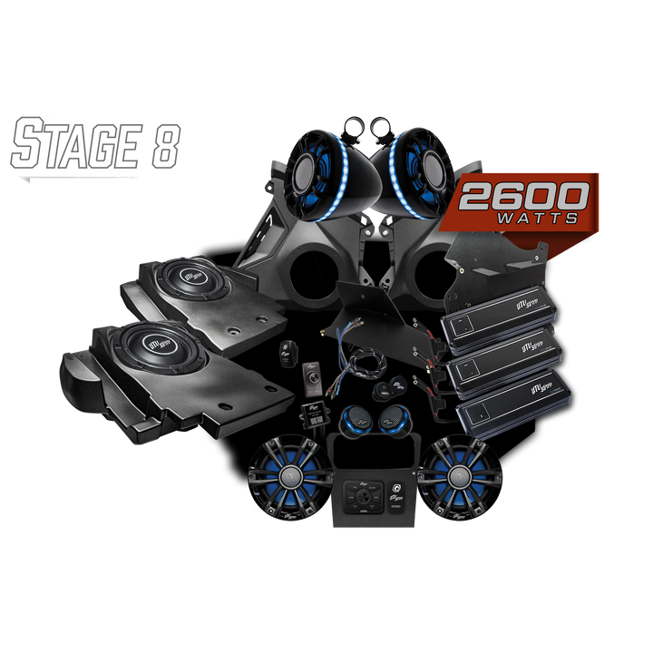Can-Am® Maverick R Signature Series Stage 8 Stereo Kit | UTVS-R-S8-S