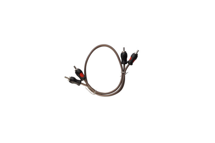 UTV Stereo RCA audio cable with black and red connectors