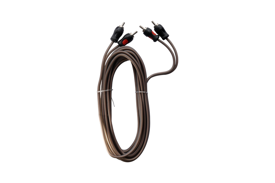 UTV Stereo dual RCA audio cable with black and red connectors