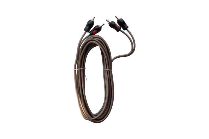 UTV Stereo dual RCA audio cable with black and red connectors