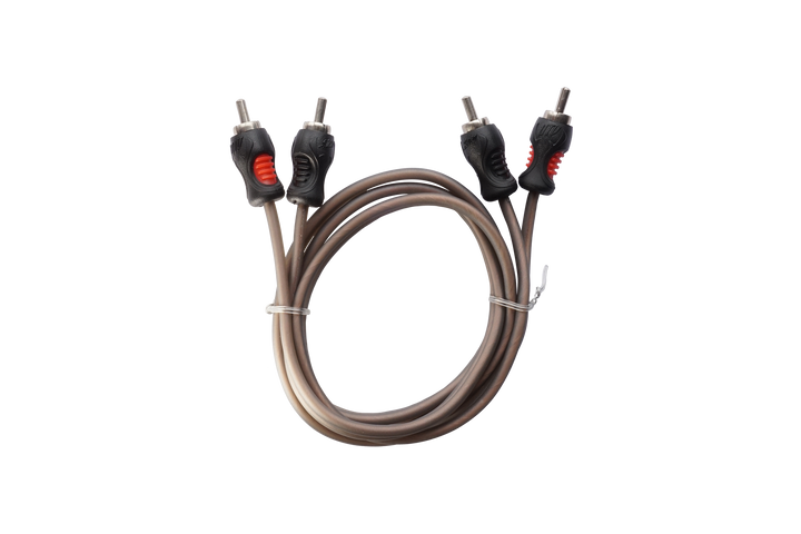 UTV Stereo RCA audio cable with black and red connectors