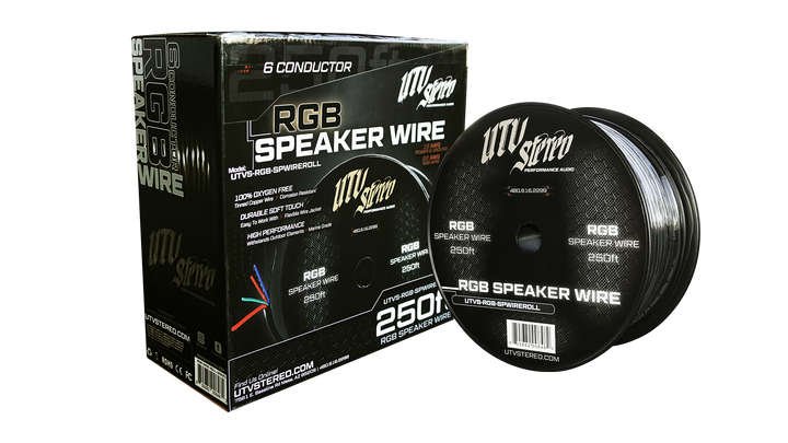 6 Conductor RGB Speaker Wire | UTVS-RGB-SPWIRE-ROLL