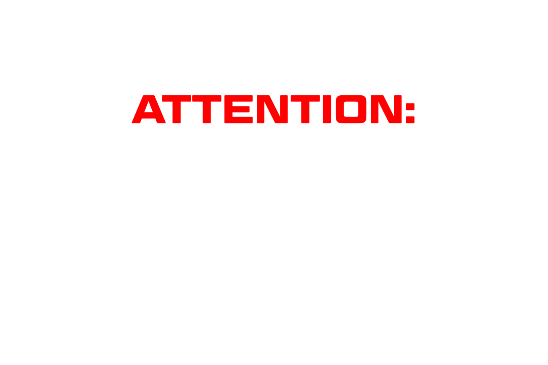 Attention text graphic by UTV Stereo