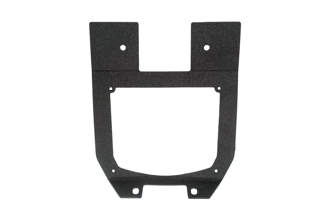UTV Stereo black textured plastic radio mounting bracket