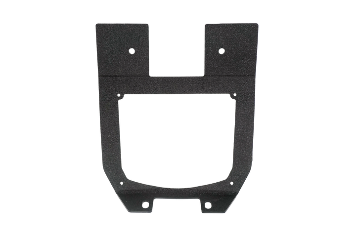 UTV Stereo black textured plastic radio mounting bracket