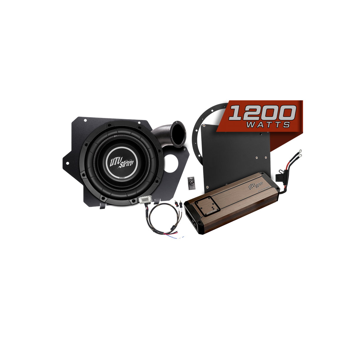 Polaris® Xpedition 1200W 10" Subwoofer Kit  | UTVS-XPD-SUB-1200-1