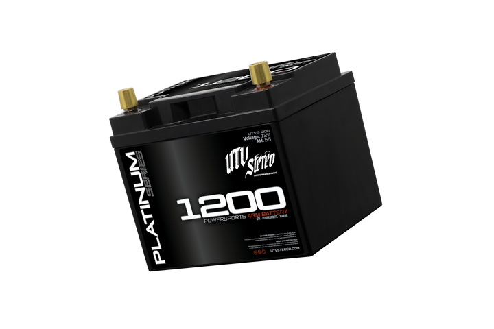 UTV Stereo Platinum Series 1200 AGM powersports battery