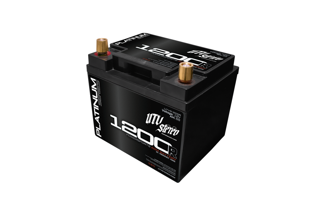 UTV Stereo Platinum Series 1200R 12V AGM powersports battery