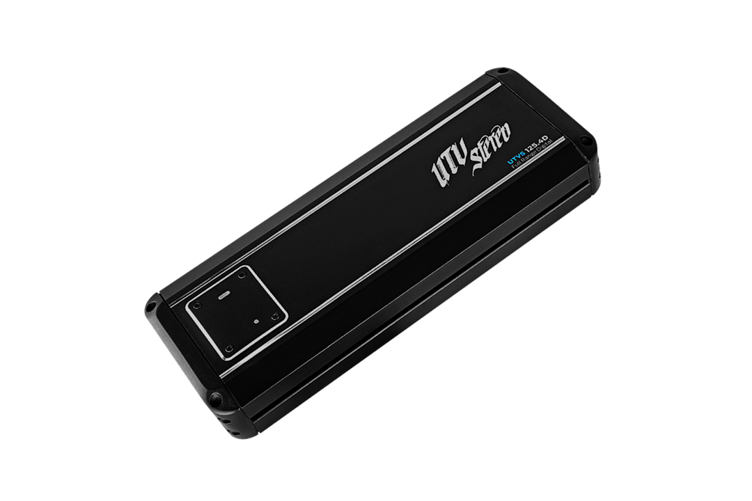 UTV Stereo 125 4D full range digital amplifier in black